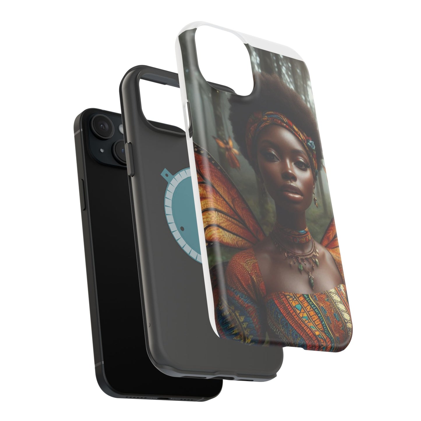 Magnetic Phone Case - Enchanting Fairy Design, Durable Protection, Unique Gift for Her, Perfect for Birthdays, Holidays