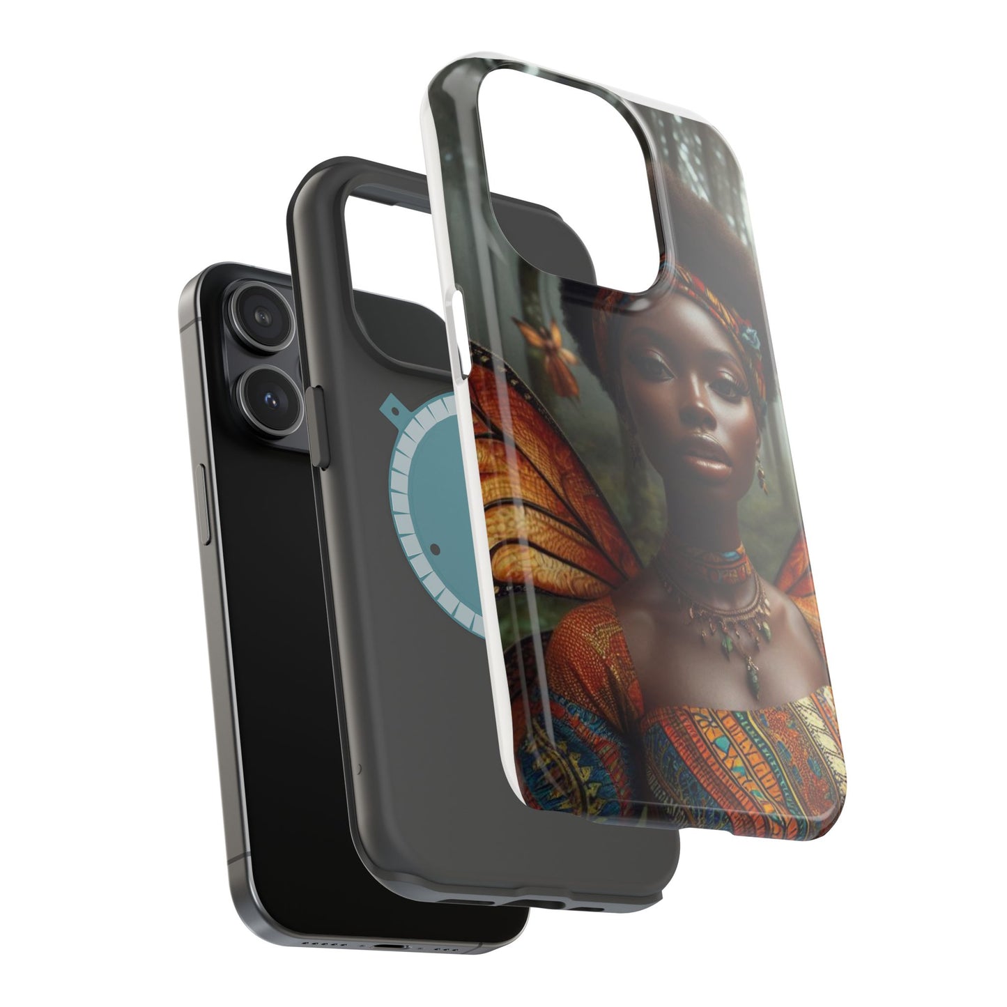 Magnetic Phone Case - Enchanting Fairy Design, Durable Protection, Unique Gift for Her, Perfect for Birthdays, Holidays