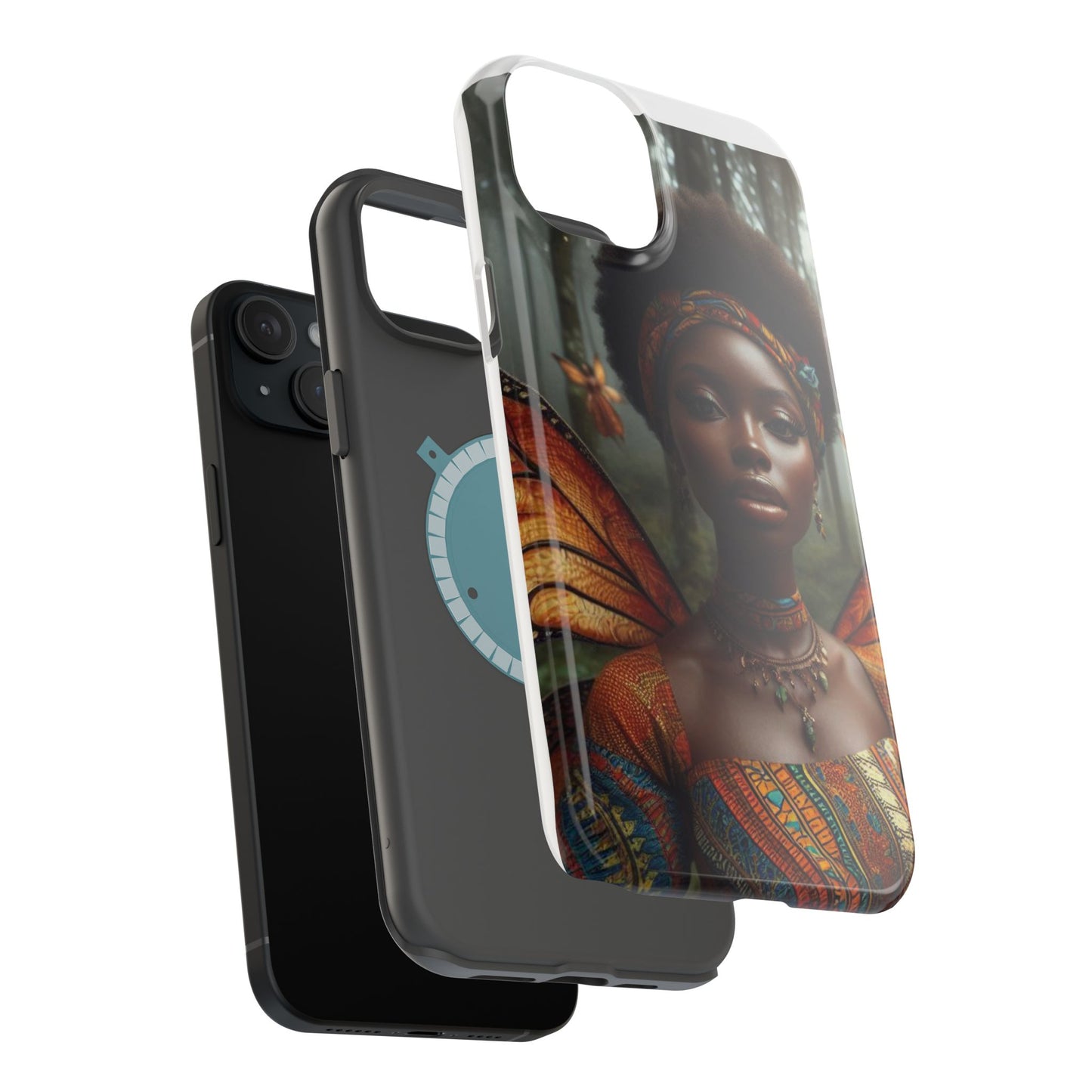 Magnetic Phone Case - Enchanting Fairy Design, Durable Protection, Unique Gift for Her, Perfect for Birthdays, Holidays
