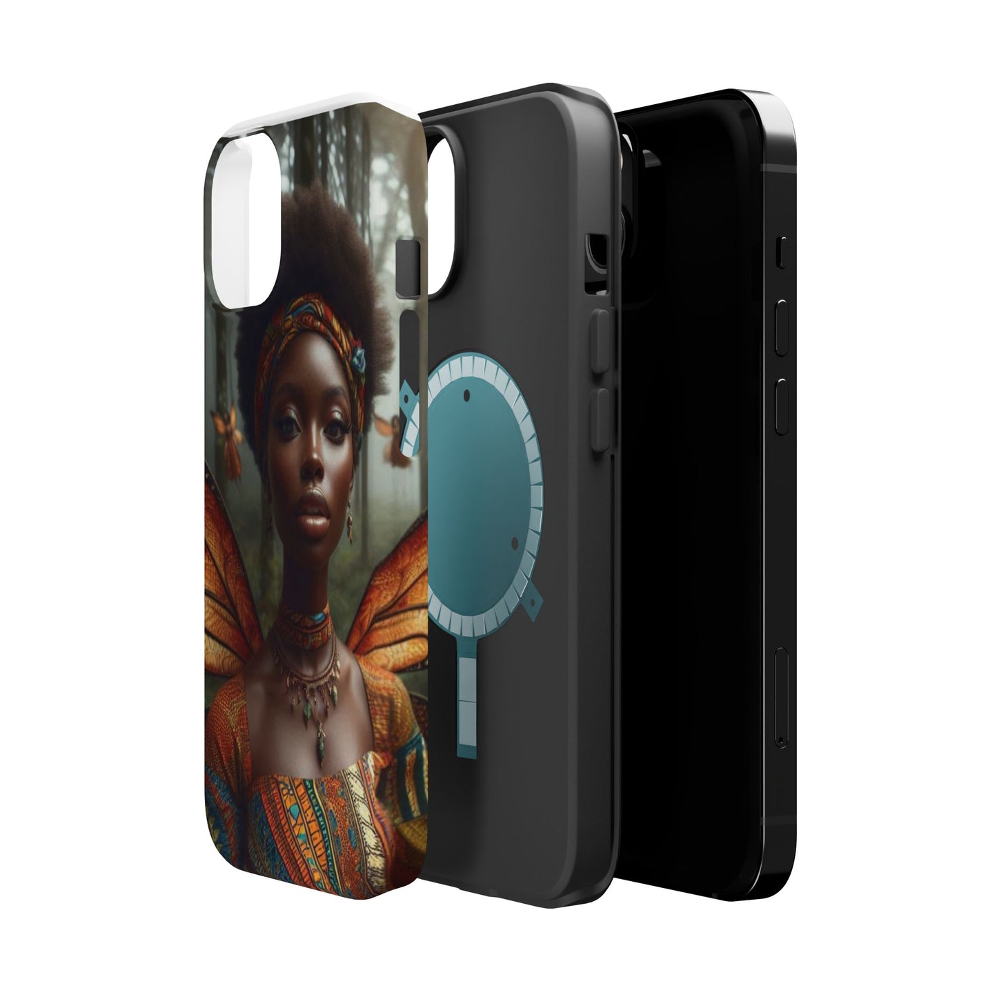 Magnetic Phone Case - Enchanting Fairy Design, Durable Protection, Unique Gift for Her, Perfect for Birthdays, Holidays