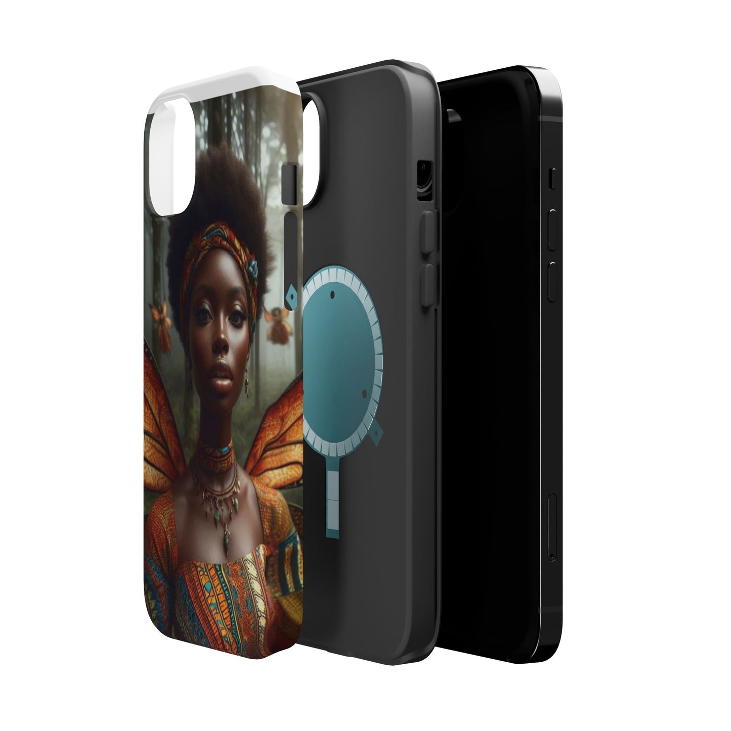 Magnetic Phone Case - Enchanting Fairy Design, Durable Protection, Unique Gift for Her, Perfect for Birthdays, Holidays